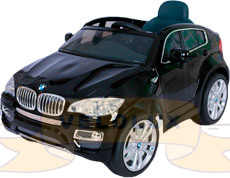 Электромобиль BMW X6 с кожаным сиденьем 