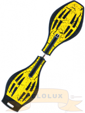 Двухколесный скейт Dragon Board surf, желтый 
