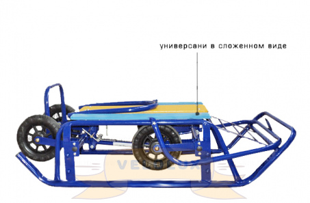 Универсани СУ-9 - санки с большими колесами 